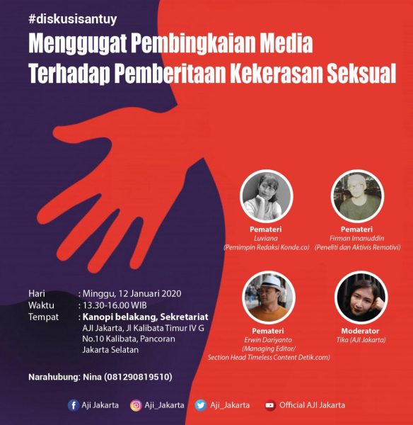 Diskusi Menggugat Pembingkaian Media Terhadap Pemberitaan Kekerasan Seksual